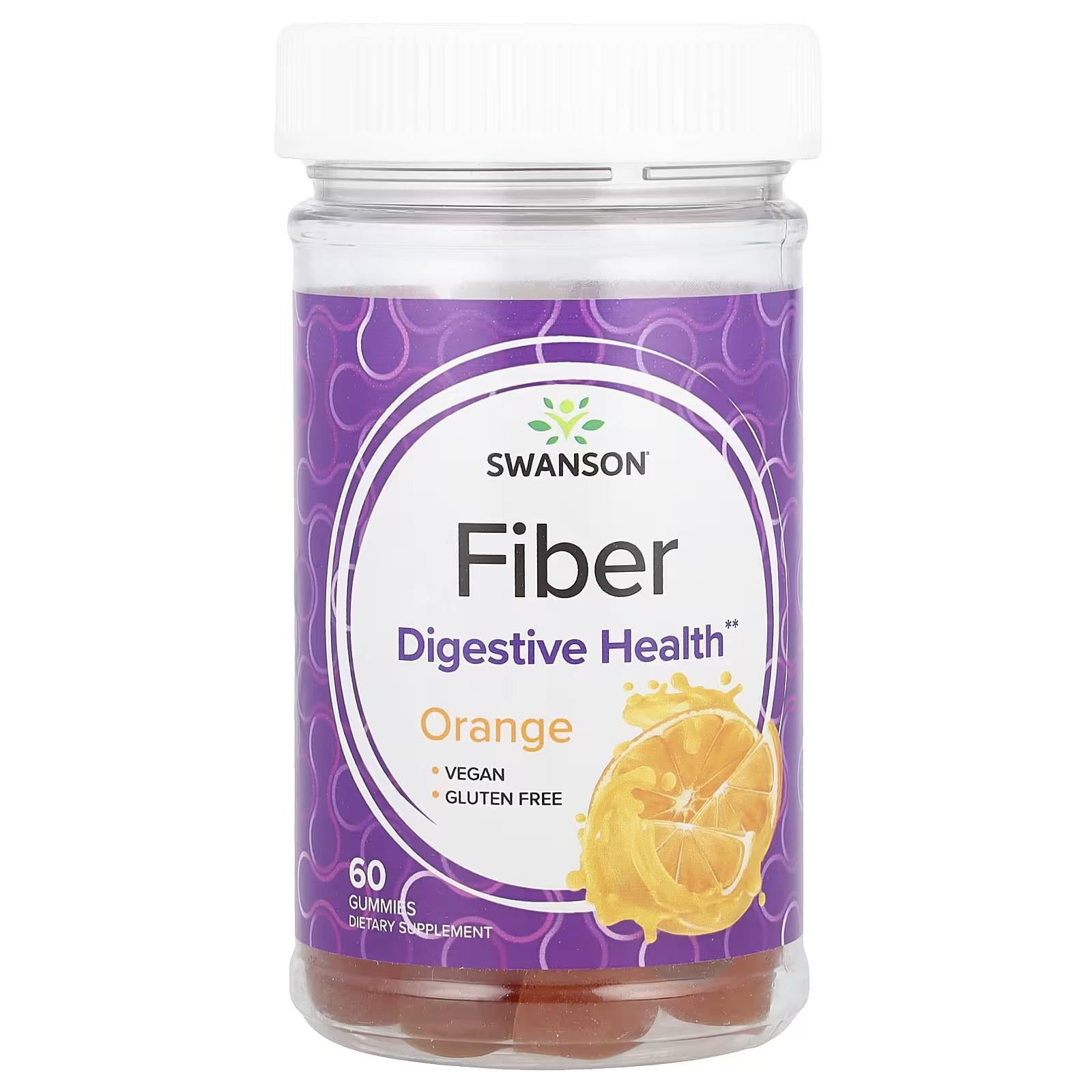 Клетчатка Swanson Fiber 60 жев. таб. Orange