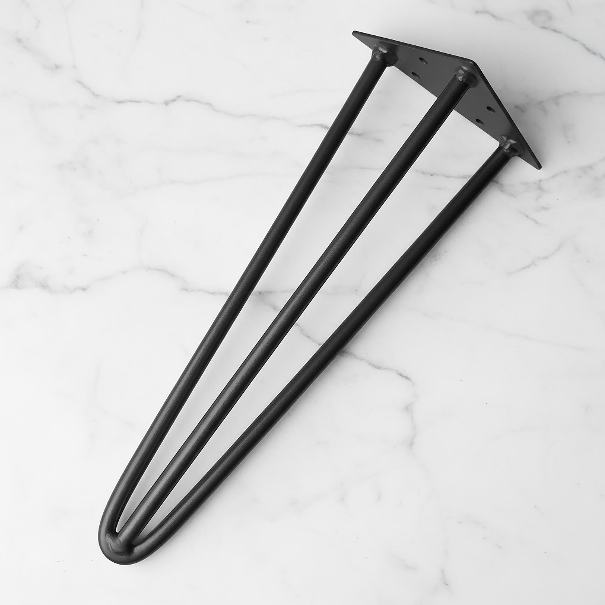 Ножка-шпилька для журнального стола из металла H 350 мм Черный (1132) - фото 1