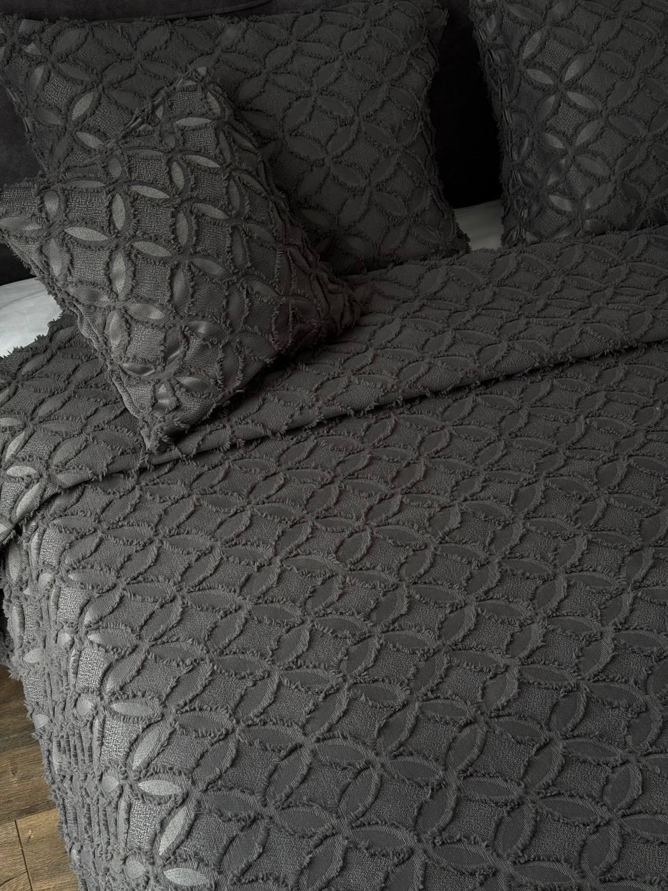 Покрывало Фрея 140x250 см Графитовый (21621-10-140x250cm) - фото 8