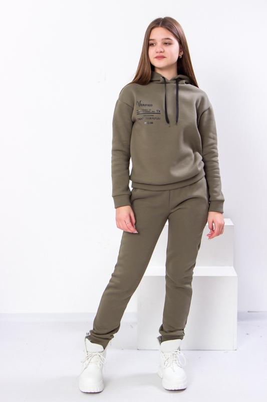 Костюм для девочки Носи свое подростковый 134 см Серый/Хаки (p-8491-90534)