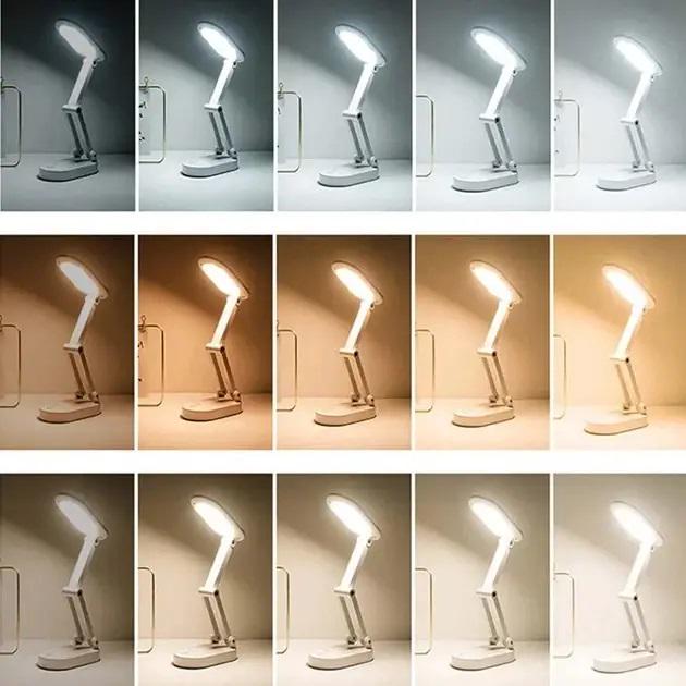 Лампа LED настільна сенсорна Digad 1914 трансформер акумуляторна 2,5W 3000-6000K (15734) - фото 6