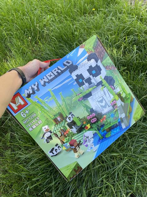 Конструктор Майнкрафт Будиночок в панді 740 дет. - фото 2 Конструктор Майнкрафт Будиночок в панді 740 дет. - фото 2