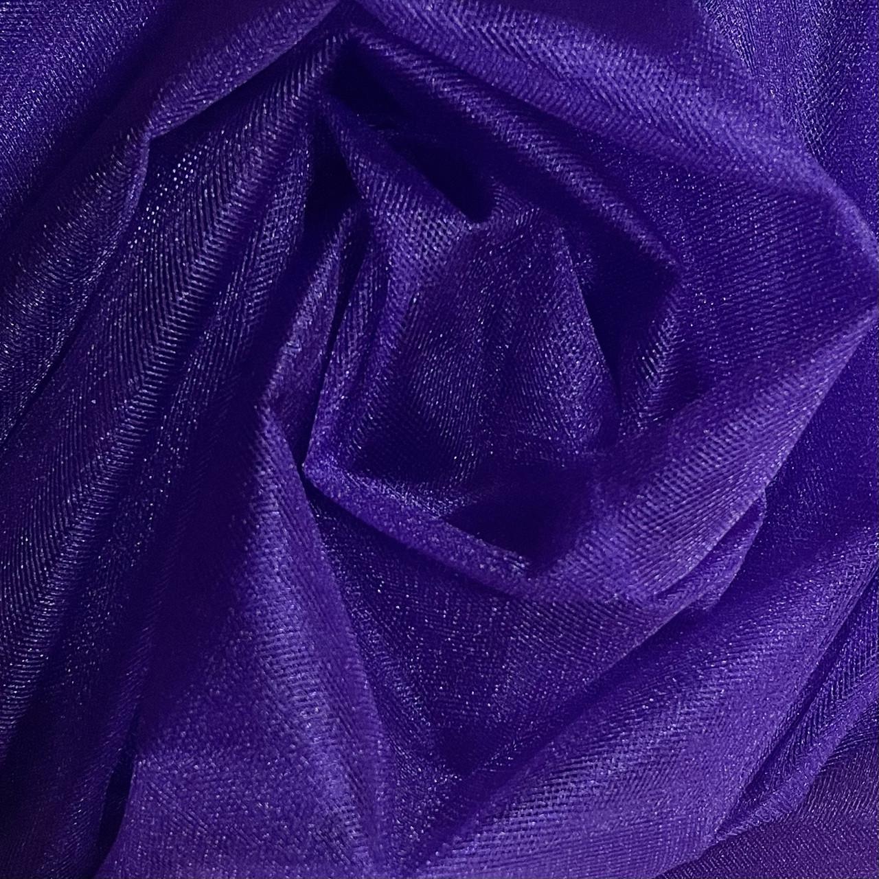 Сетка фатин №039 Фиолетовый (25393997) - фото 2 Сетка фатин №039 Фиолетовый (25393997) - фото 2