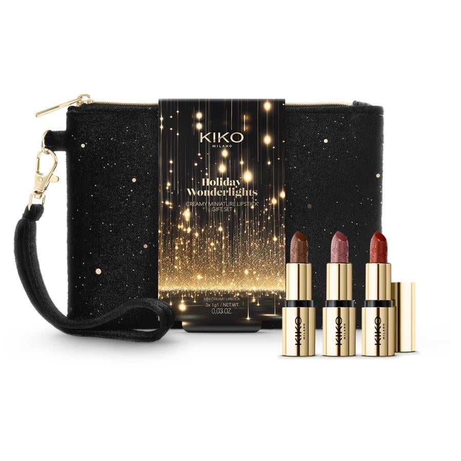 Подарунковий набір косметики Kiko Milano Holiday Wonderlights Creamy Miniature Lipstick Gift Set (03525)