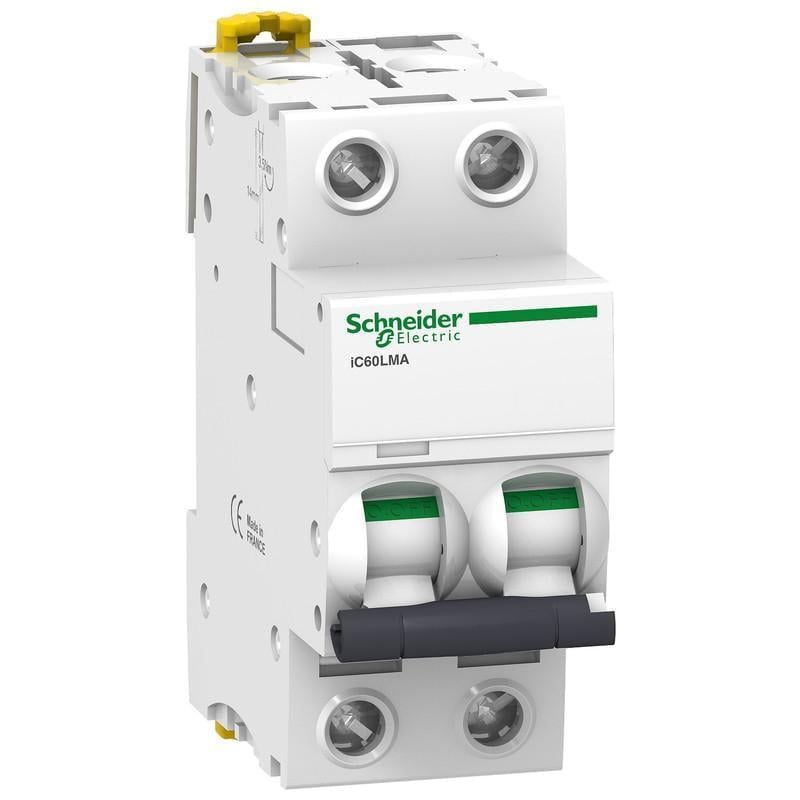 Автоматический выключатель Schneider Electric Acti9 iC60L 2P 12,5A 15кА MA (A9F90282) Автоматический выключатель Schneider Electric Acti9 iC60L 2P 12,5A 15кА MA (A9F90282)