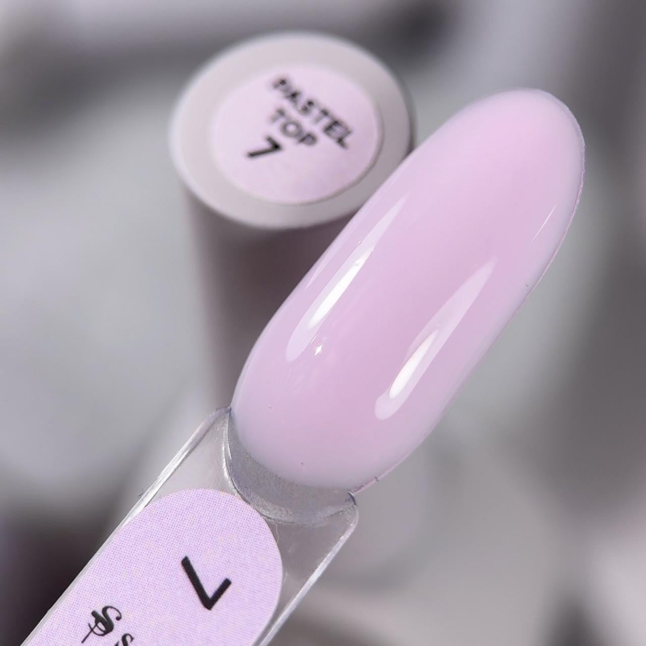 Топ цветной для гель-лака без липкого слоя Saga Pastel Top №07 10 мл