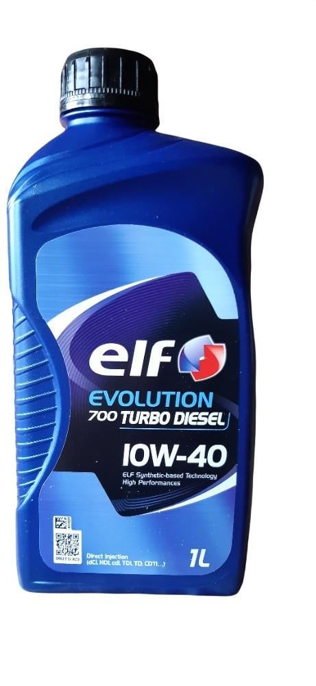 Масло ELF Evolution 700 Turbo Diesel 10W40 моторне 1 л