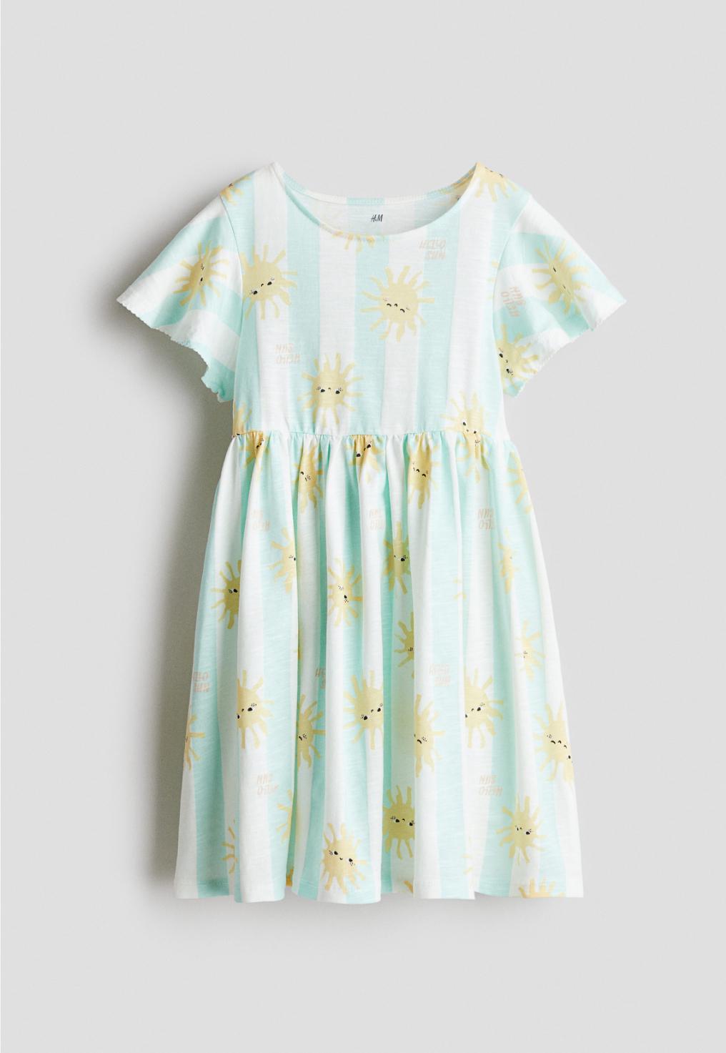 Сукня для дівчинки H&M 110-116 см Зелений (02228)