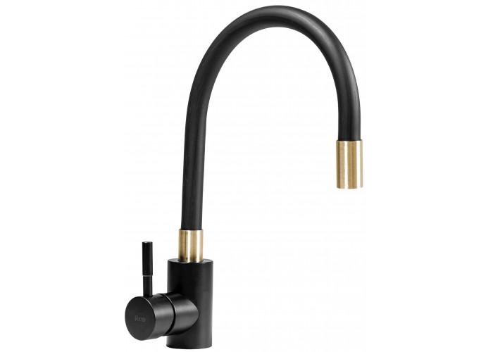 Смеситель для кухни REA Clever Черный/Золотой (REA-B5219)