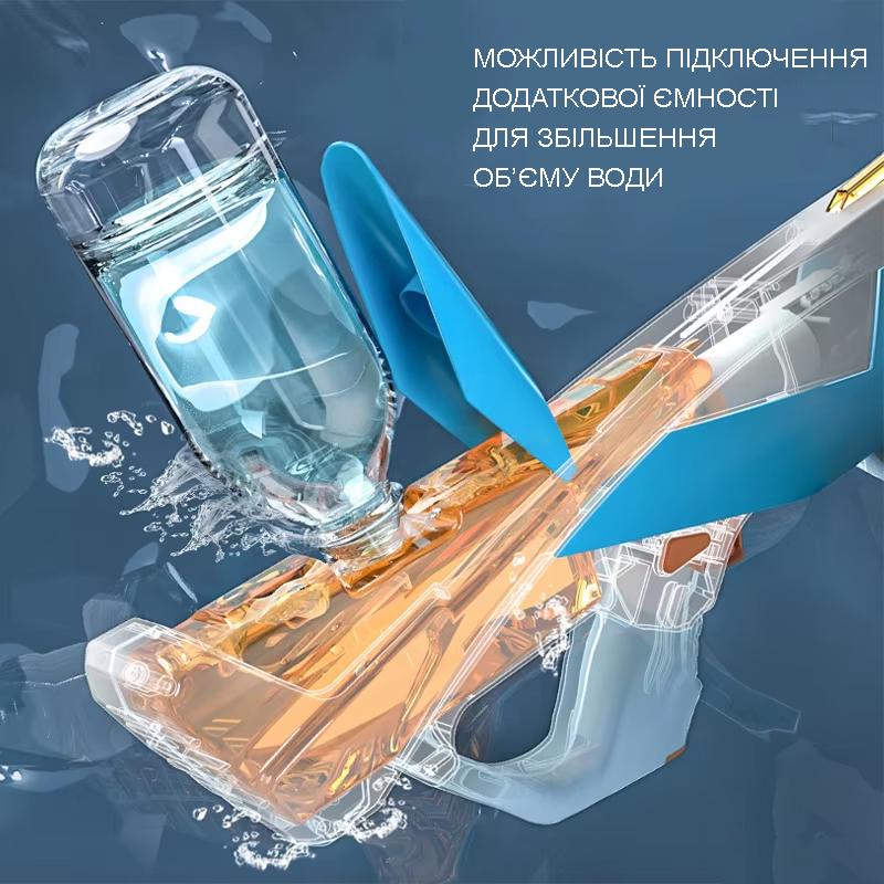 Бластер водяной Shark электрический со световыми эффектами - фото 2 Бластер водяной Shark электрический со световыми эффектами - фото 2