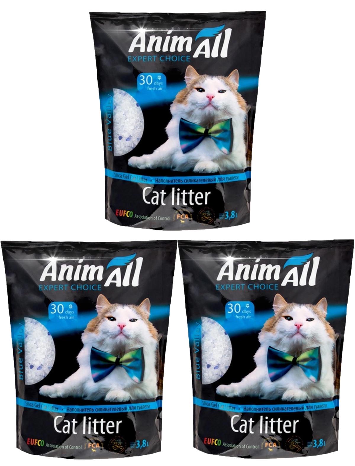 Наповнювач для котів силикагелевий AnimAll Blue Lagoon 3.8 л 3 шт. (345211654) Наповнювач для котів силикагелевий AnimAll Blue Lagoon 3.8 л 3 шт. (345211654)