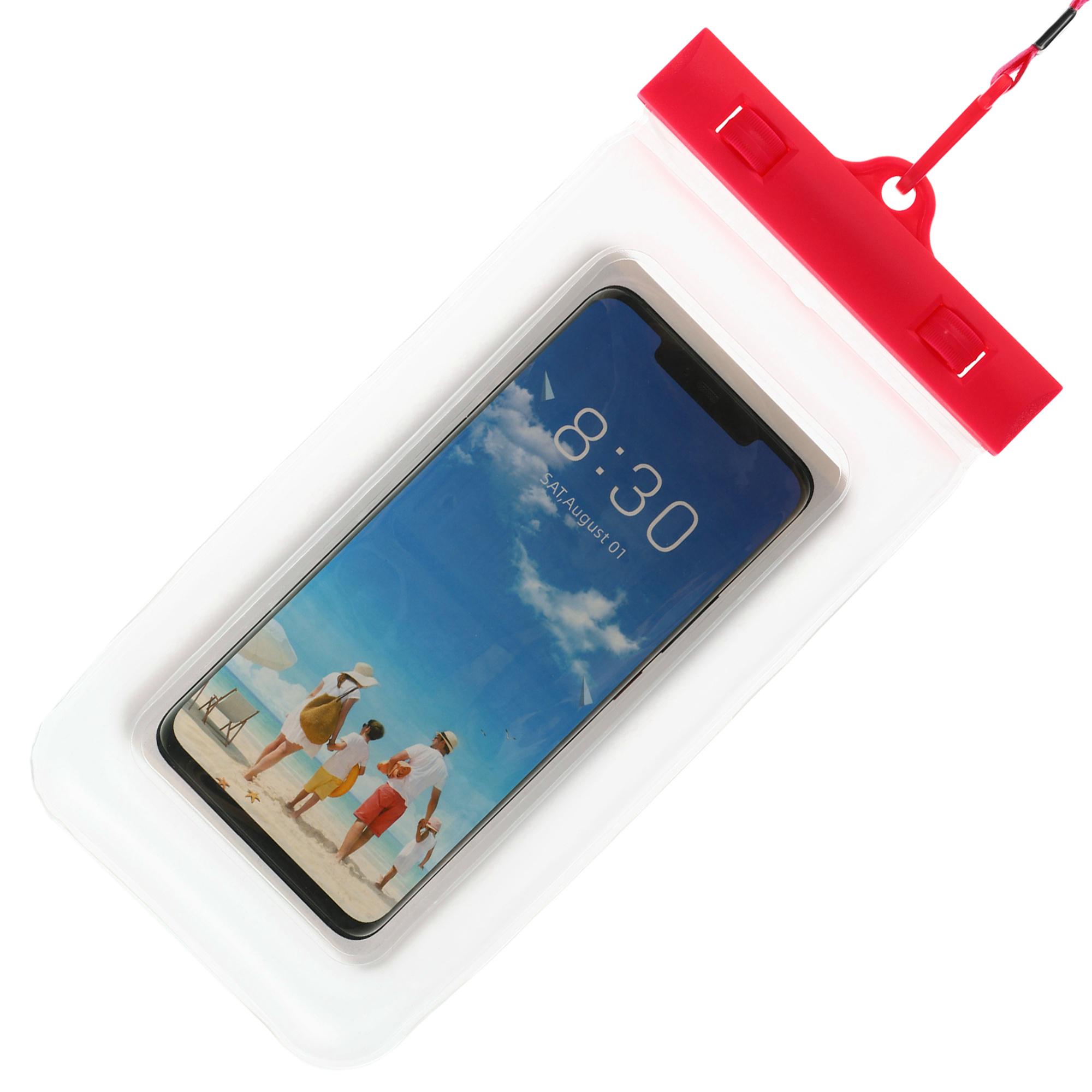 Чохол-гаманець на шию водонепроникний SP-Sport D3850 (TPU, внутрішні розміри-17x9см, рожевий) - фото 3 Чохол-гаманець на шию водонепроникний SP-Sport D3850 (TPU, внутрішні розміри-17x9см, рожевий) - фото 3