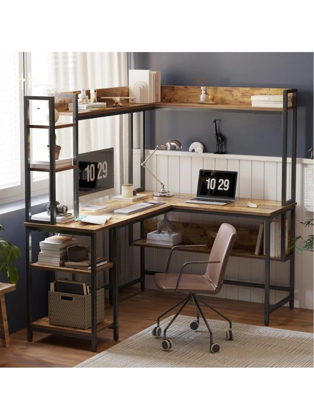 Письменный стол MSM Vouaux L-образный Дуб Родос Светлый - фото 2