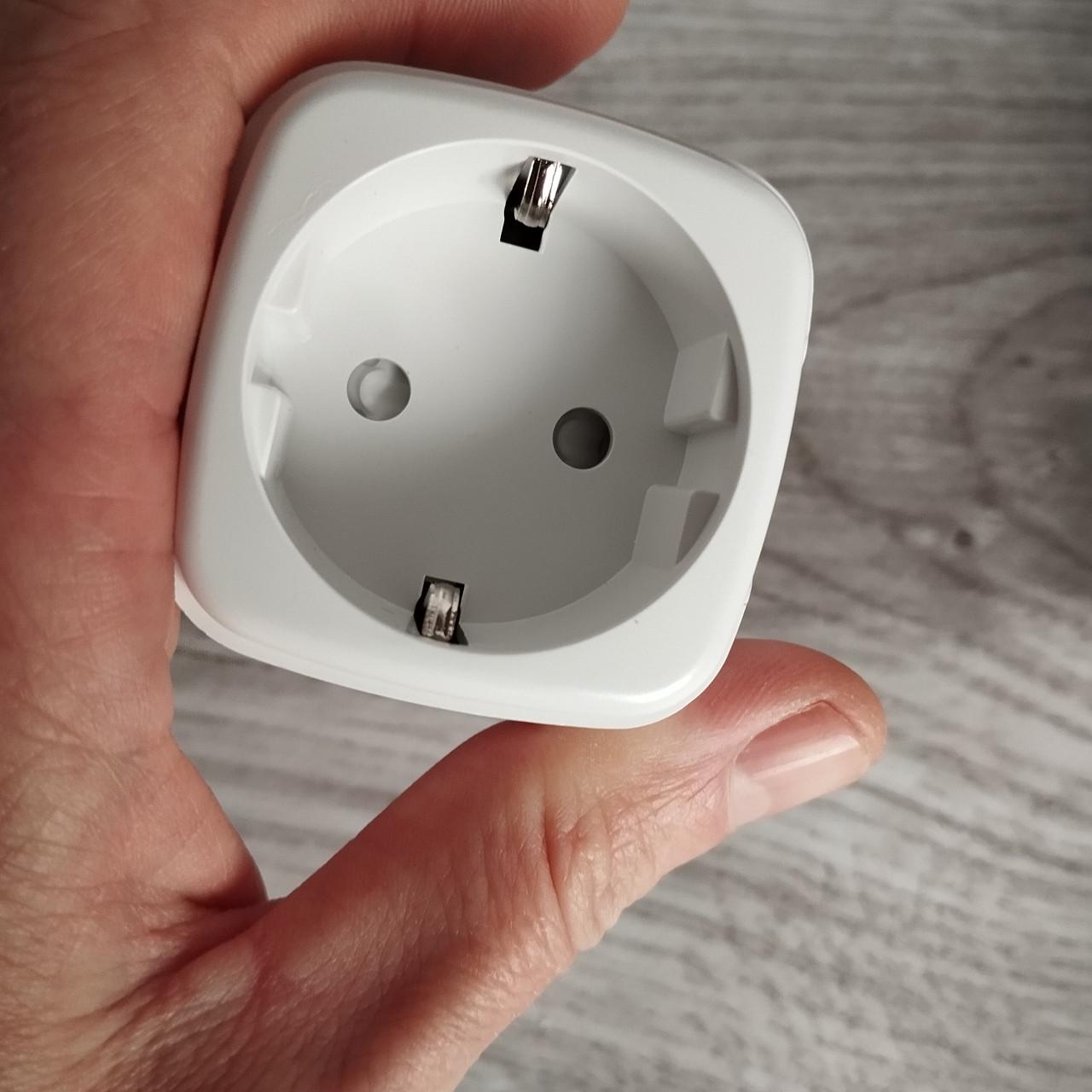 Розумна розетка Tuya Smart Life 16А лічильником електроенергії Білий (2612939336) - фото 7 Розумна розетка Tuya Smart Life 16А лічильником електроенергії Білий (2612939336) - фото 7