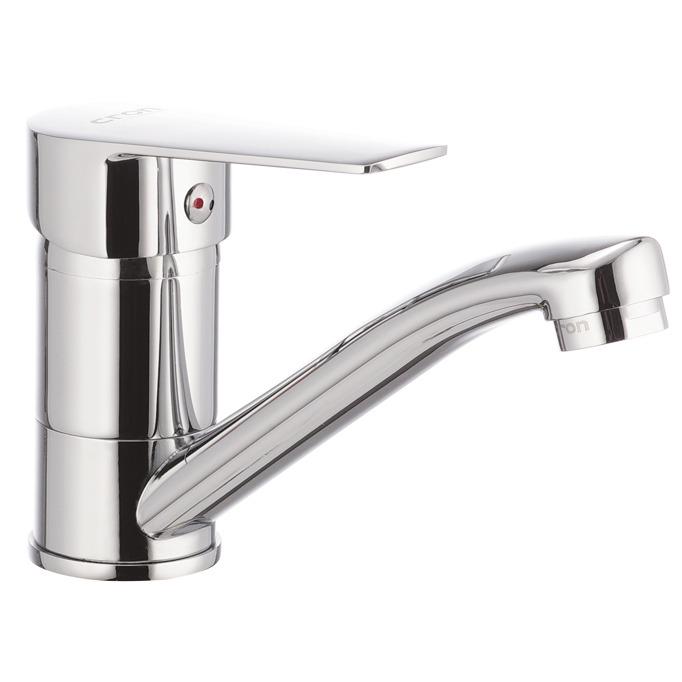 Смеситель для умывальника Cron Omega CR0169 однорычажный Хром (127945)