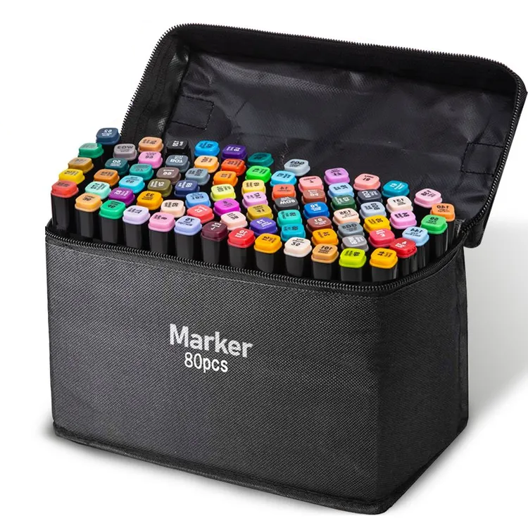 Набор маркеров скетч для рисования 80 шт.