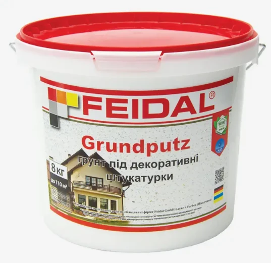 Грунт под декоративные штукатурки Feidal Grundputz 8 кг (2028273659)