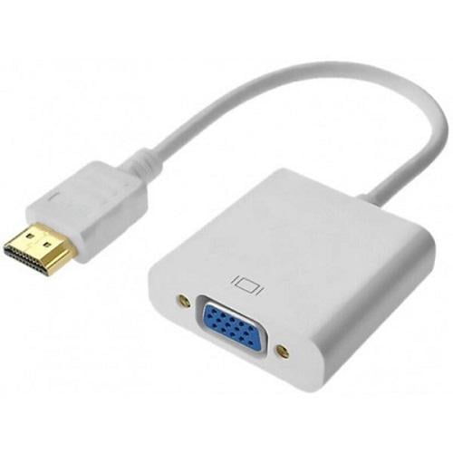 Перехідник Value S0230 HDMI M to VGA F Білий (11760399) Перехідник Value S0230 HDMI M to VGA F Білий (11760399)