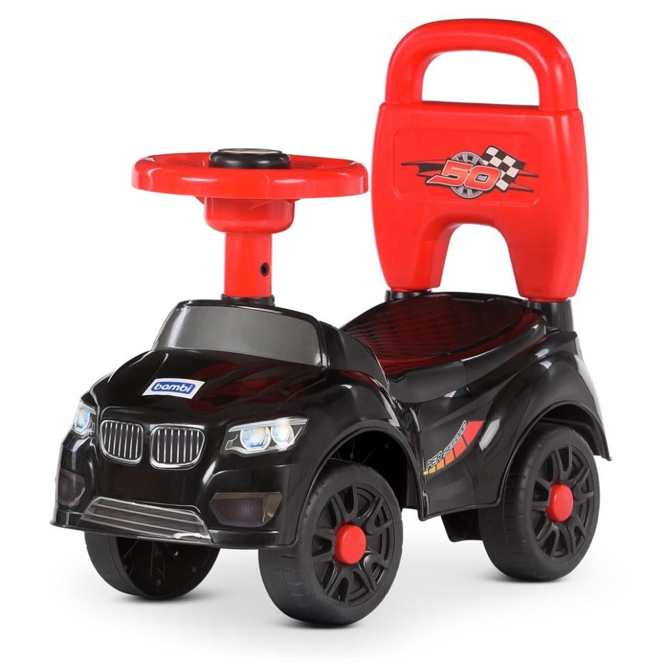 Каталка-толокар Bambi QX-3399-2-2 Черный с красным Каталка-толокар Bambi QX-3399-2-2 Черный с красным