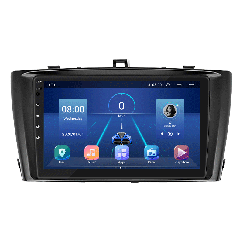 Автомагнитола штатная Lesko для TOYOta Avensis III рестайлинг 2011-2015 9" 4/32Gb 4G Wi-Fi GPS Top MOB