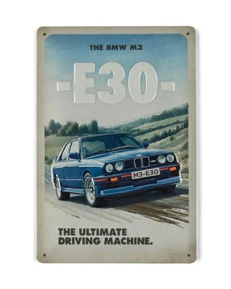 Знак металевий BMW E30 (80235B81114)