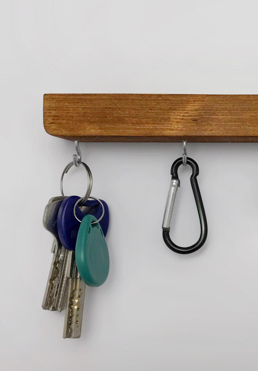 Ключница настенная 5dk8 на 4 крючка Тик (12292747) - фото 2 Ключница настенная 5dk8 на 4 крючка Тик (12292747) - фото 2