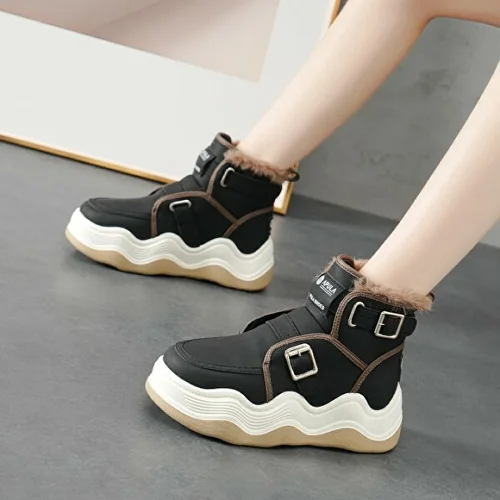 Ботинки женские теплые C00242-7 с подошвой и мягким мехом внутри р. 39 23,5 Черный - фото 3 Ботинки женские теплые C00242-7 с подошвой и мягким мехом внутри р. 39 23,5 Черный - фото 3