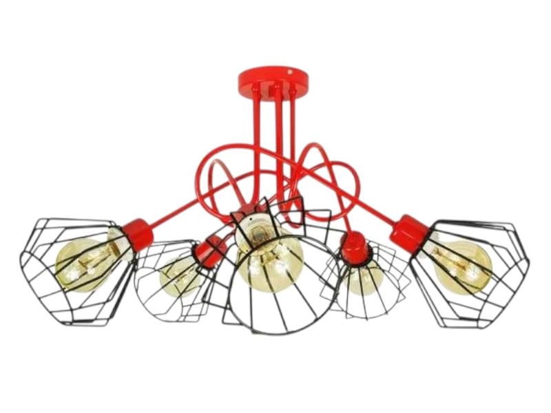 Люстра DRUCIAK 5 Red (PL-0001886 M/Red)