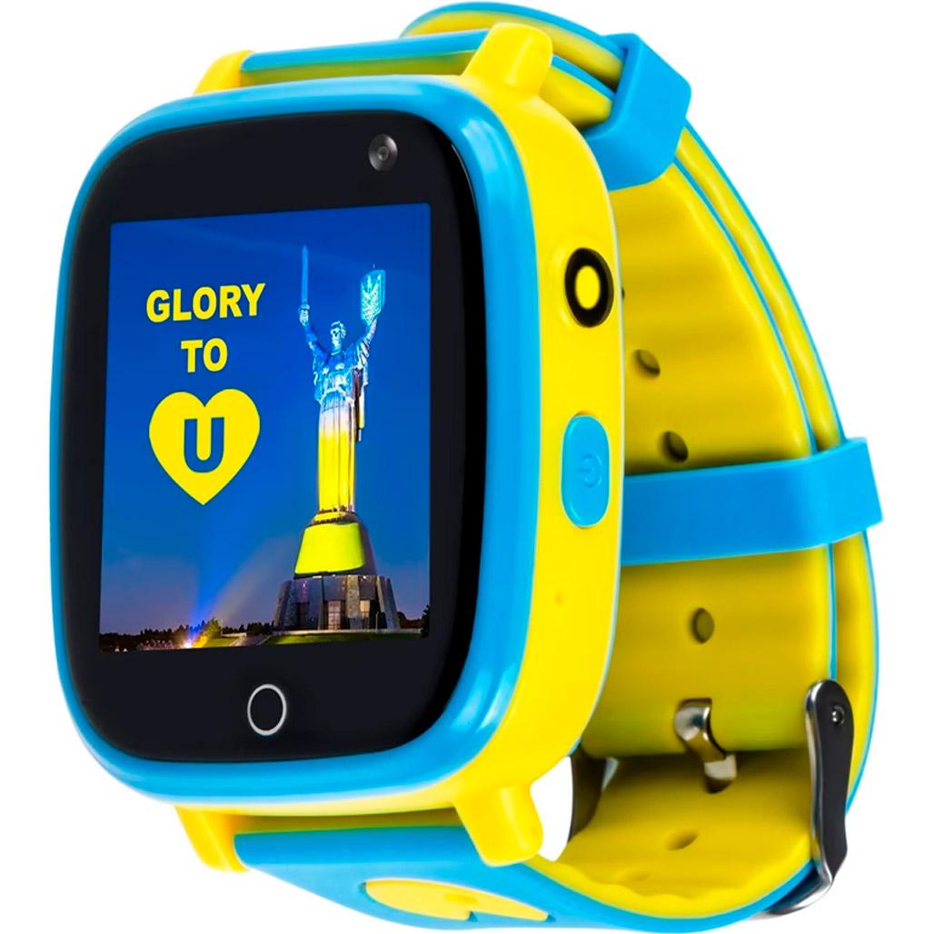 Смарт-годинник дитячий AmiGo Glory GO001 Blue/Yellow (81814)