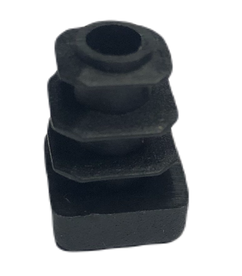 Заглушка квадратная внутренняя 10х10 мм Черный (SQI-10X10-BLK-107)