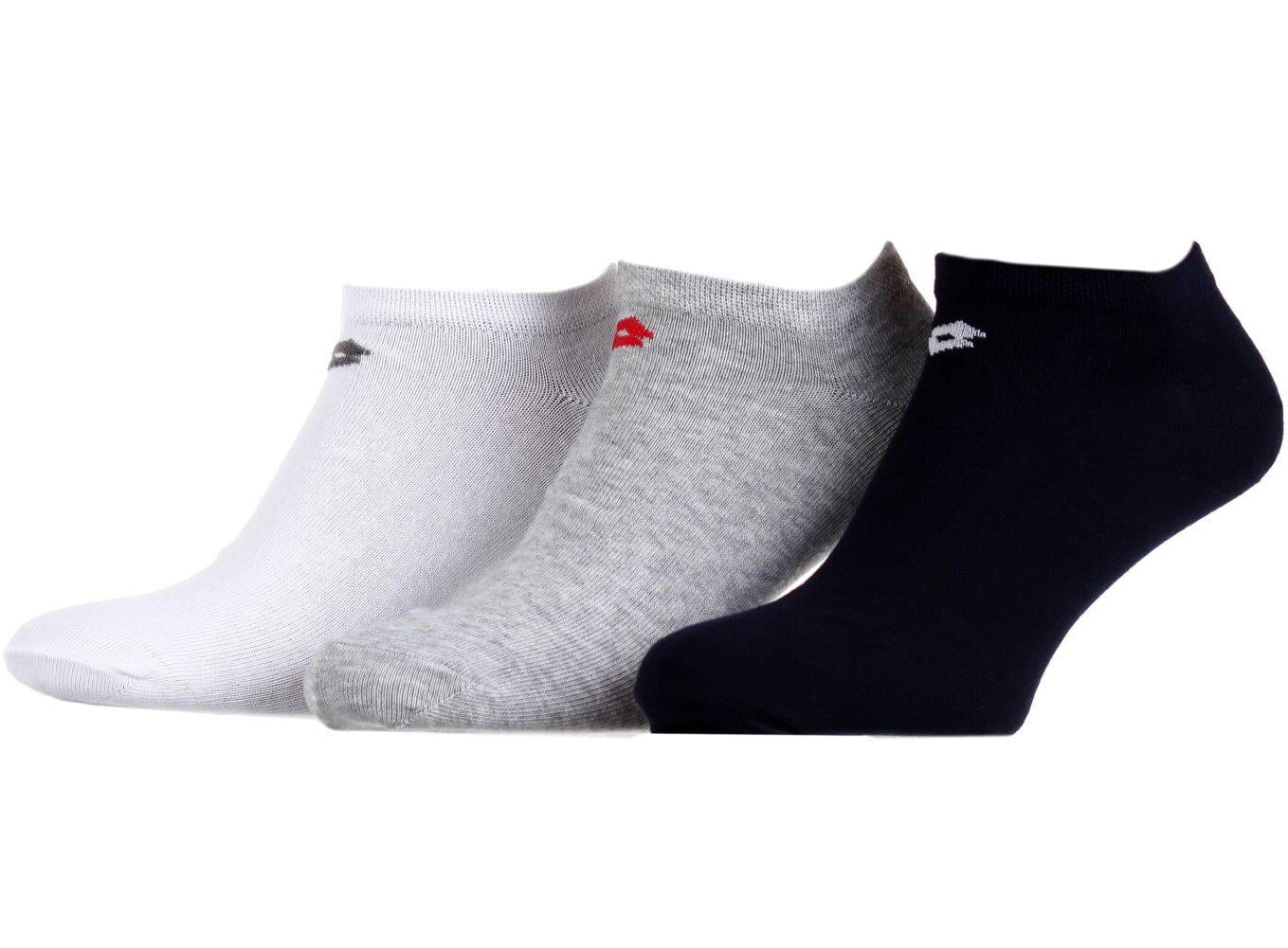 Шкарпетки Lotto 3 пари р. 39-42 Black/White/Gray (93510614-3)