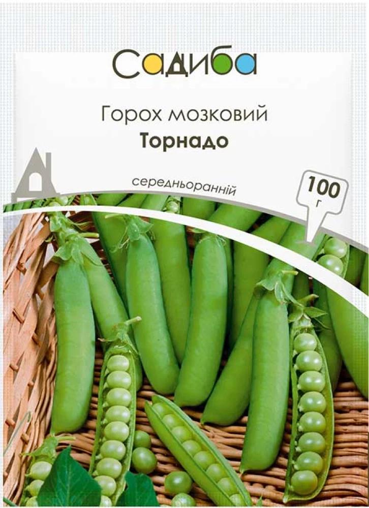 Насіння гороху мозкового Садиба Торнадо 100 г (1648)