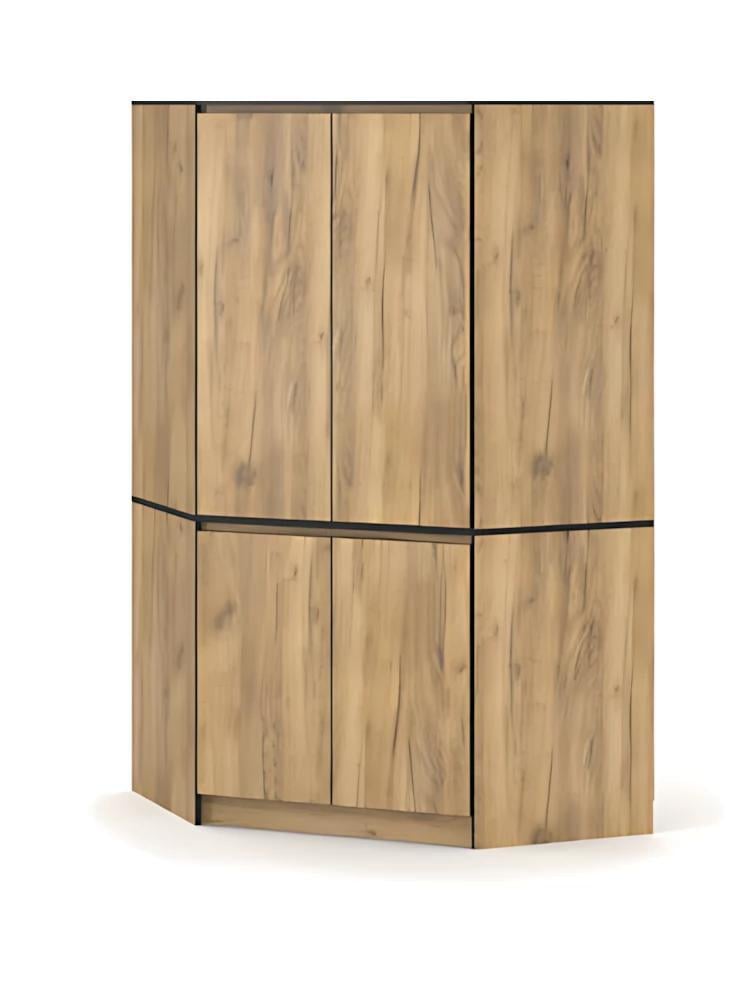 Шкаф для вещей угловой Мебель-Сервис Bruklin 4Д 100х100х179,6 см Дуб крафт золотой (27776550) Шкаф для вещей угловой Мебель-Сервис Bruklin 4Д 100х100х179,6 см Дуб крафт золотой (27776550)