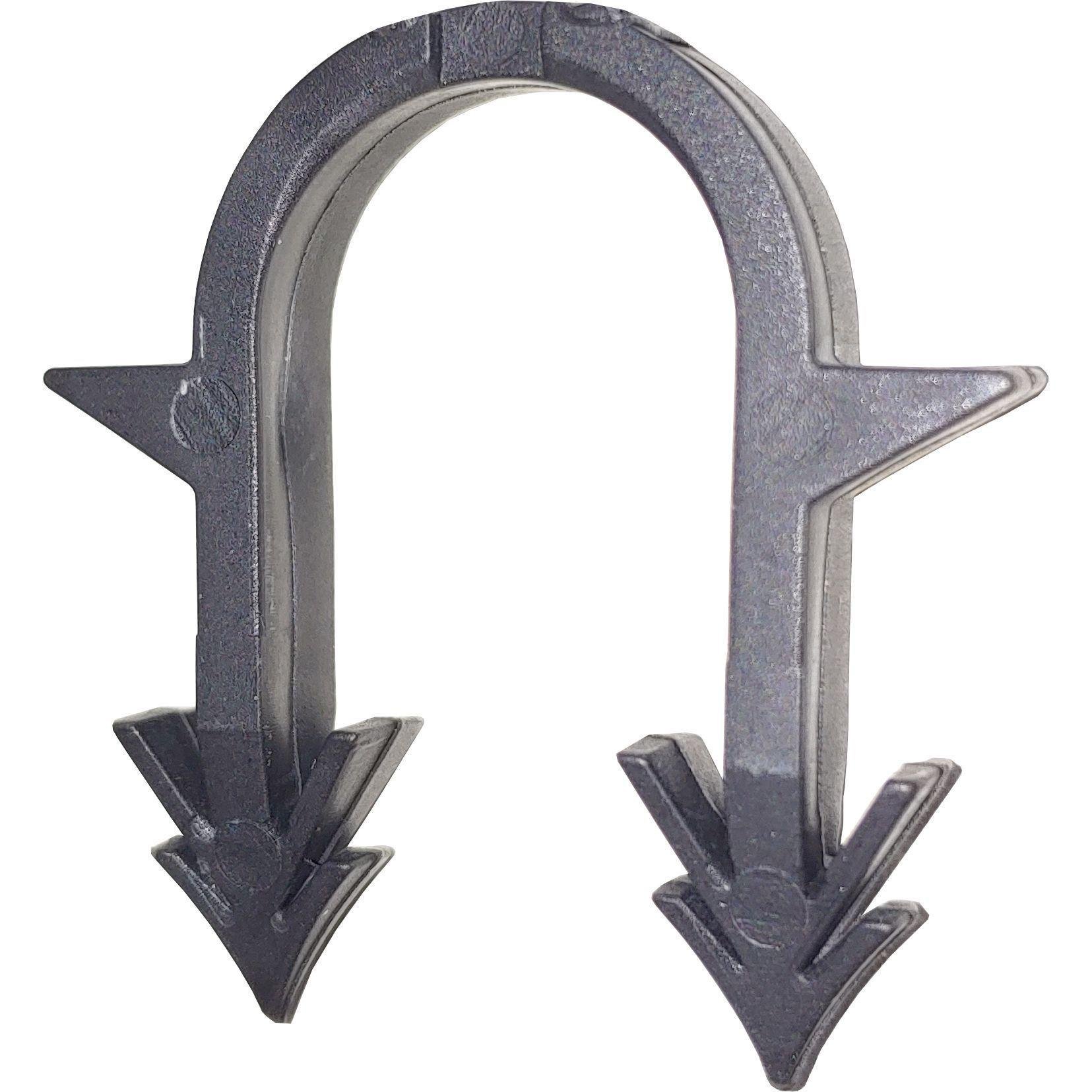 Гарпун-скоба такерна Cristal для кріплення труби теплої підлоги 40 мм 660 шт. Чорний (30364836)