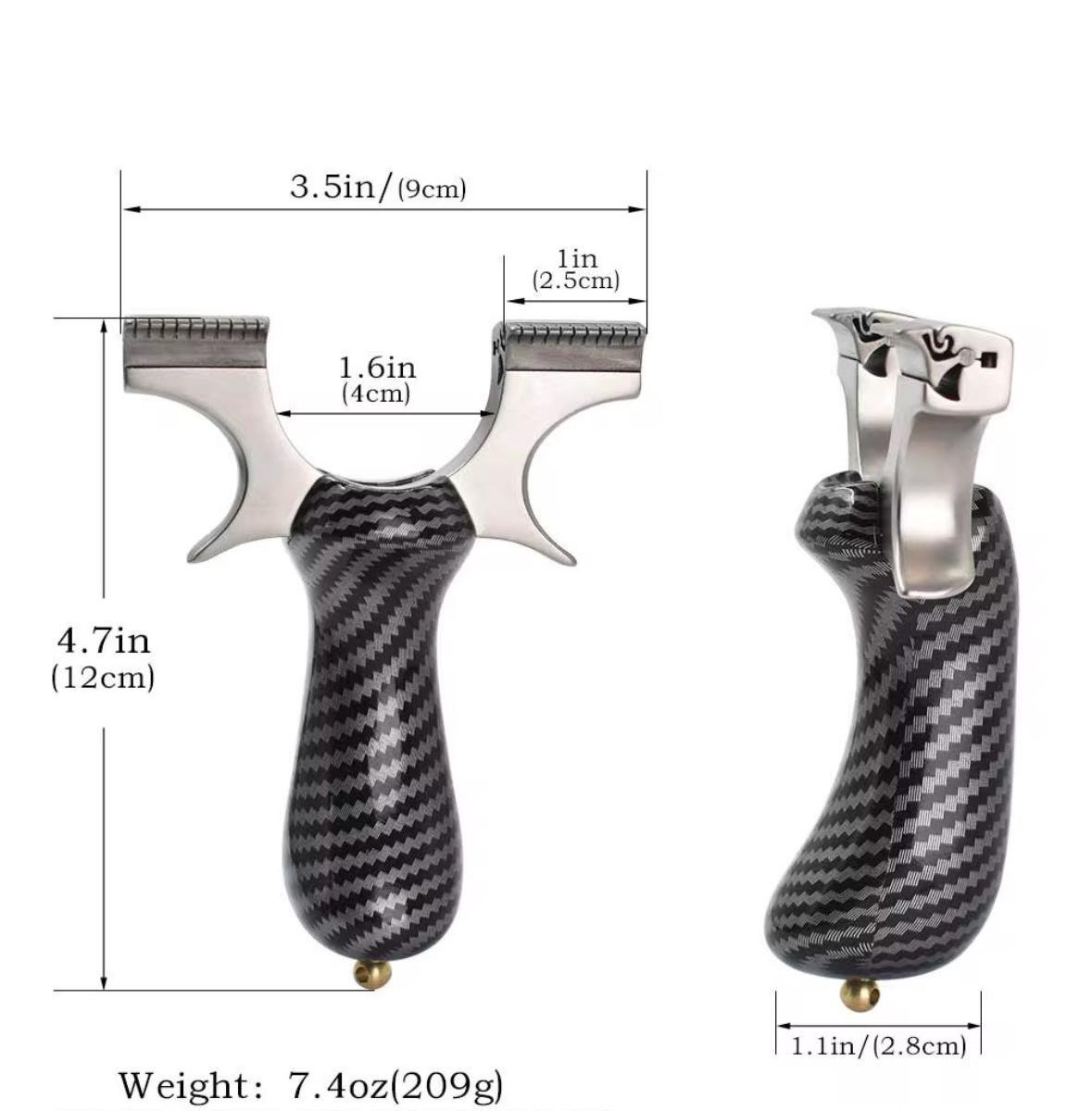 Рогатка металева SFU Carbon+ для спортивної стрільби та полювання (0020) - фото 2 Рогатка металева SFU Carbon+ для спортивної стрільби та полювання (0020) - фото 2
