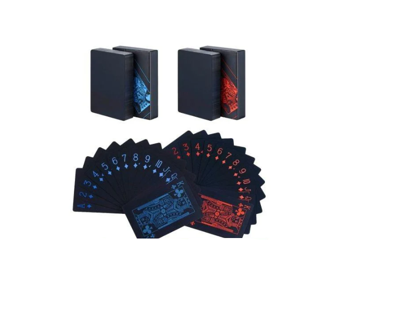 Карты игральные Неон по 54 шт. Синий/Красный Карты игральные Неон по 54 шт. Синий/Красный