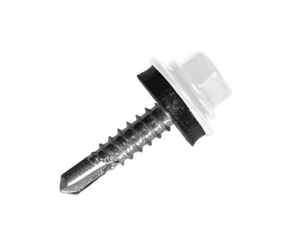 Саморез кровельный по металлу с шайбой EPDM MAXPRO 5,5х25 мм 250 шт. RAL-9003 (SDSM-55259003) - фото 1 Саморез кровельный по металлу с шайбой EPDM MAXPRO 5,5х25 мм 250 шт. RAL-9003 (SDSM-55259003) - фото 1