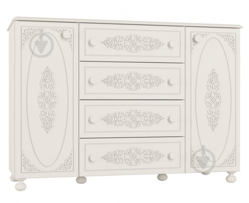 Комод комбинированный Мебель UA 1200 Ассоль Белль 051 Белый дуб (35775)