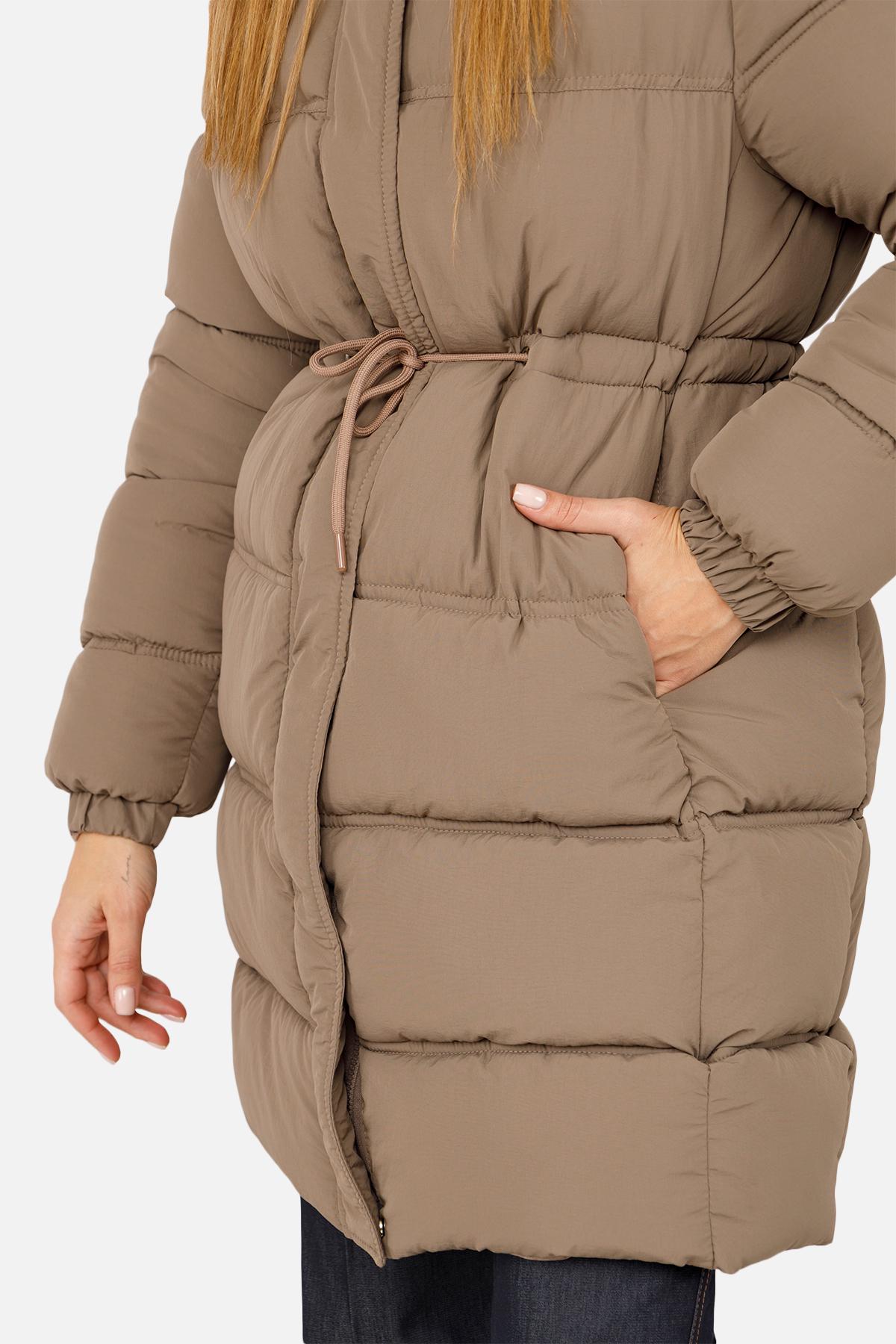 Куртка жіноча р. 46 Коричневий (SKT001020249) - фото 2 Куртка жіноча р. 46 Коричневий (SKT001020249) - фото 2