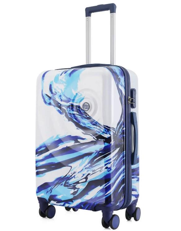 Чемодан SEMI LINE T5653-2 24" M White/Blue Print (60320) Чемодан SEMI LINE T5653-2 24" M White/Blue Print (60320)