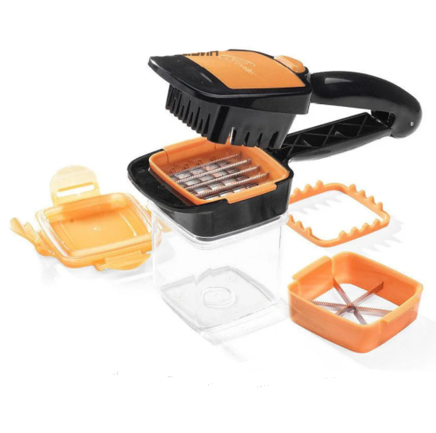 Набор для быстрого нарезания овощей Nicer Dicer Quick 5в1 с контейнером