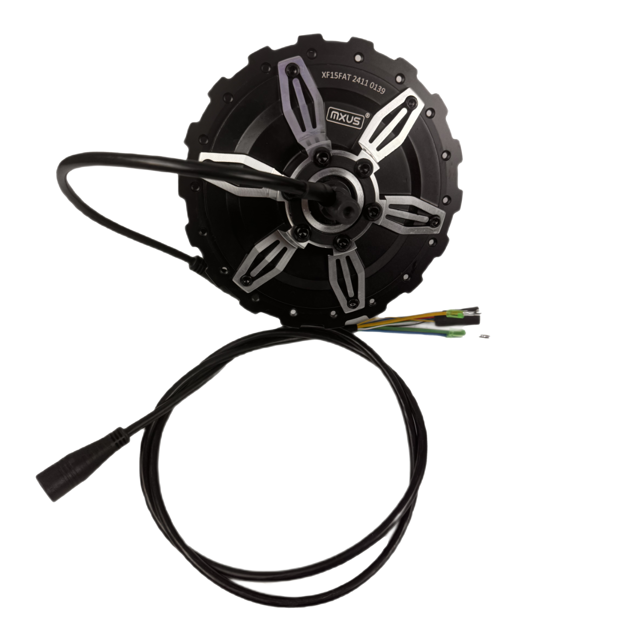 Мотор для фетбайка MXUS GDR-19FAT задний редукторный 48В 1200 Вт