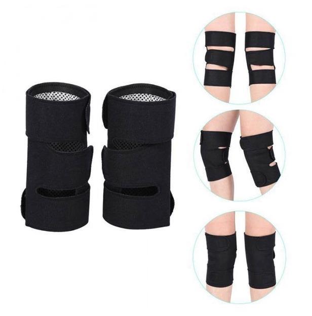 Бандаж коленного сустава согревающий Self Heating Knee Brace Черный (6012) - фото 7