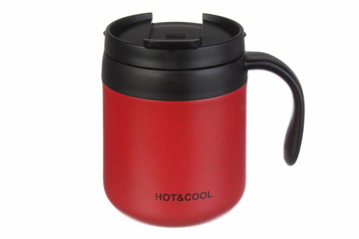 Термокружка Stenson Hot and Cool 350 мл Red (MT-4307-0.35)