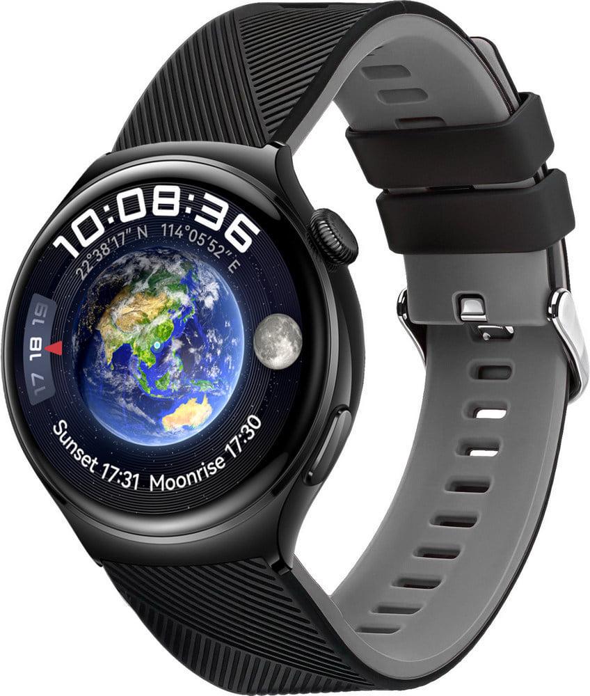 Ремешок Luminic для Huawei Watch 4/4 Pro Black/Grey (38626-53)