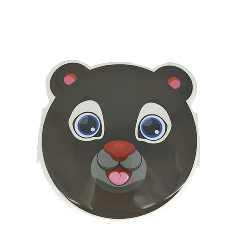 Ланч-бокс для детей Stenson PB-485 400 мл пластиковый Коричневый