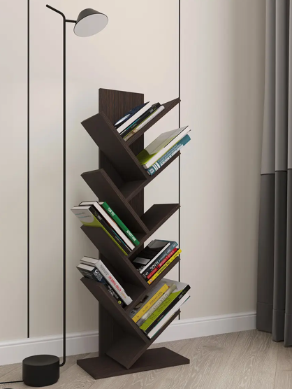 Полиця підлогова для книг Темний 400х1100х216 мм Венге (FP-33)