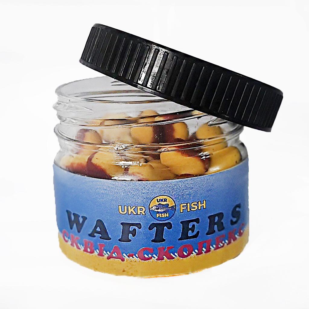 Бойл Wafters Ukr fish Скопекс-сквид плаваюча насадка для флет-фідера 8х12 мм