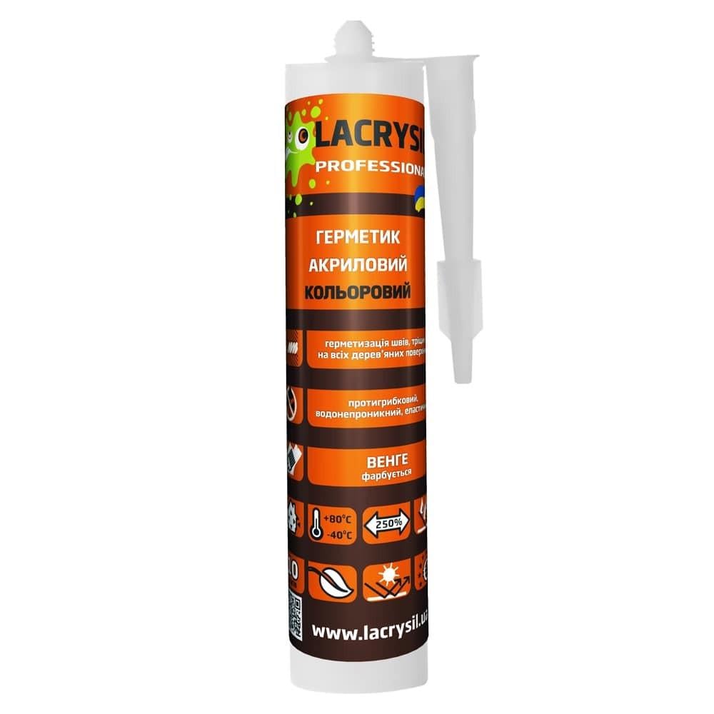 Герметик акриловий Lacrysil для дерева 0,3 л Венге (28716007)