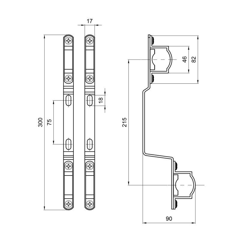 Кріплення для колектора SD Plus SD342 1'' (FRRS00021409) - фото 2